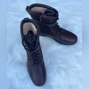 🆕 UGG Kesey Women's Brown Lace Up Ankle Booties Size 8.5 Waterproof Winter